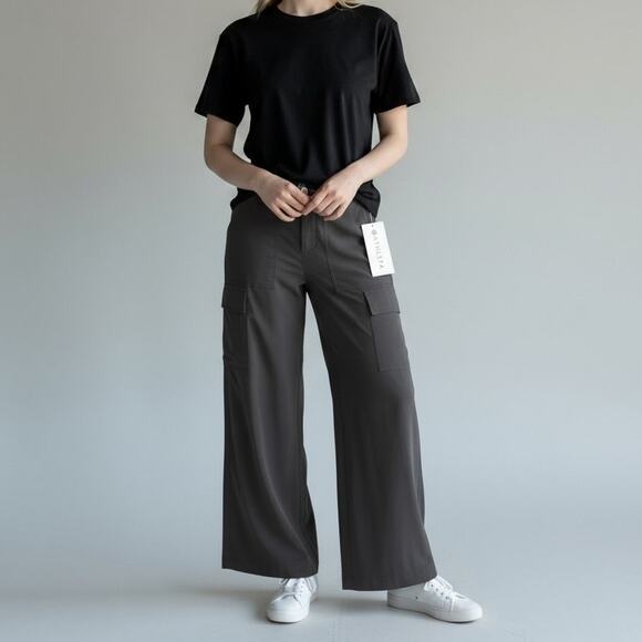 Athleta Pants - Athleta Brooklyn Heights Cargo Pants NWT Women's Sz 6 Plum Athleisure Casual